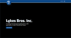 Desktop Screenshot of lykes.com